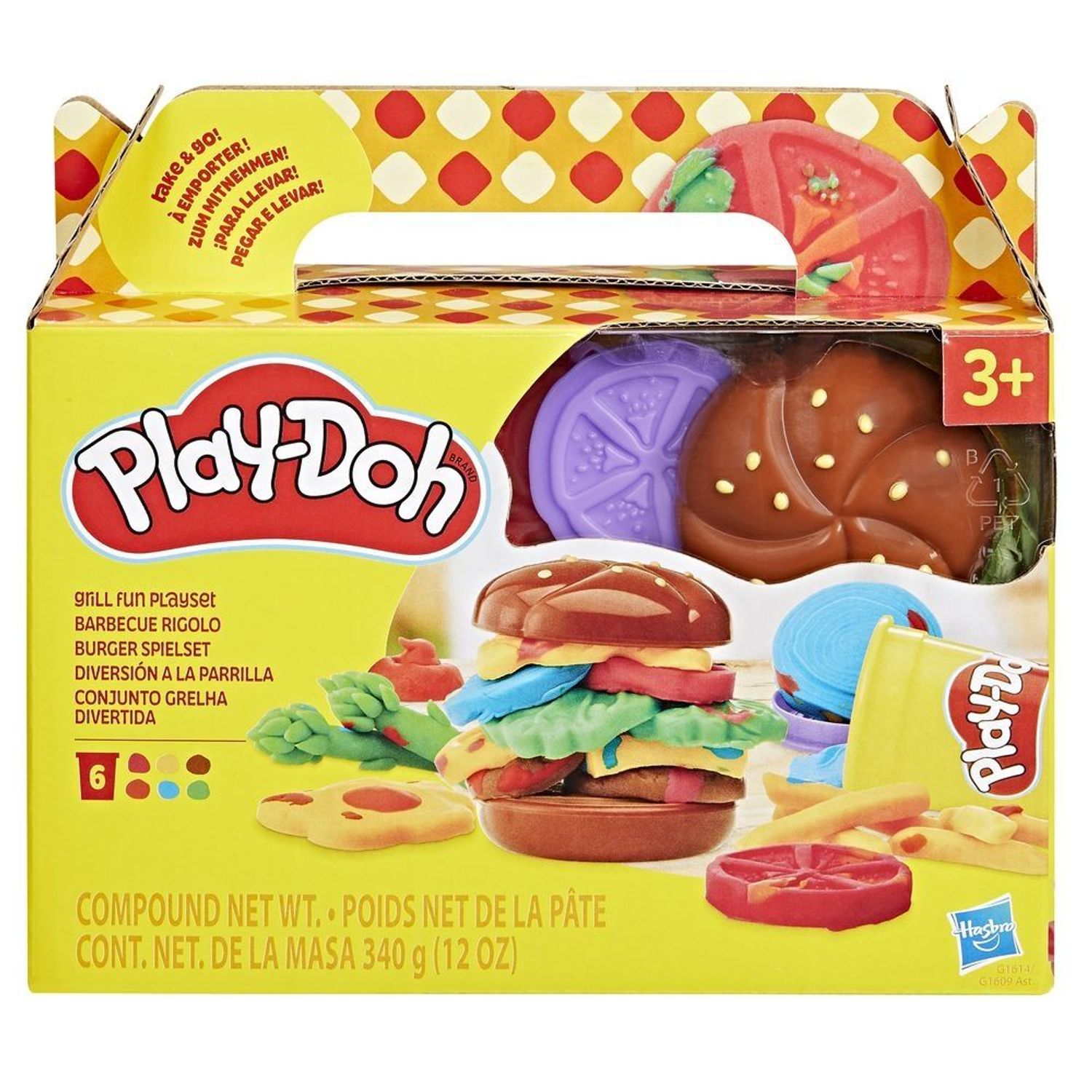 Set De Masa Moldeable Play-Doh Formas De Alimentos