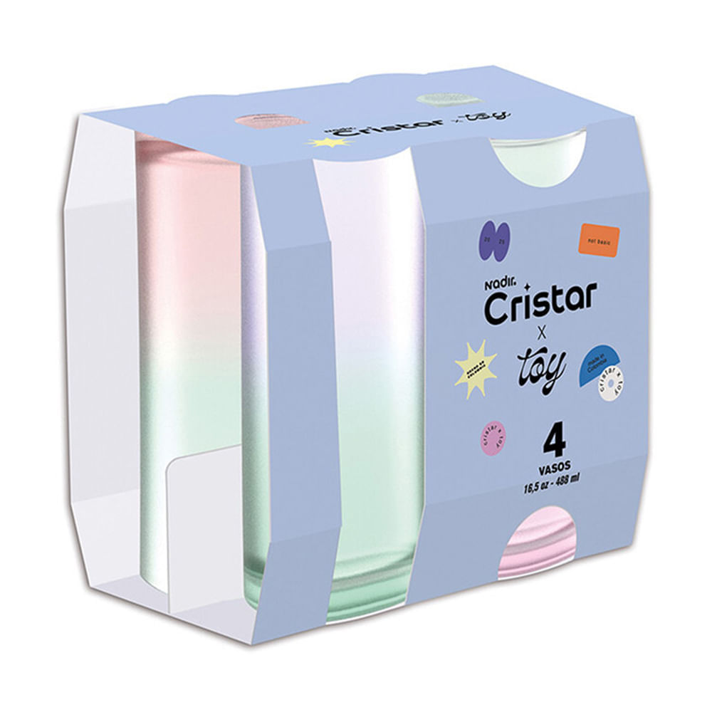 Juego de Vasos CRISTAR Lexington Cooler x4un