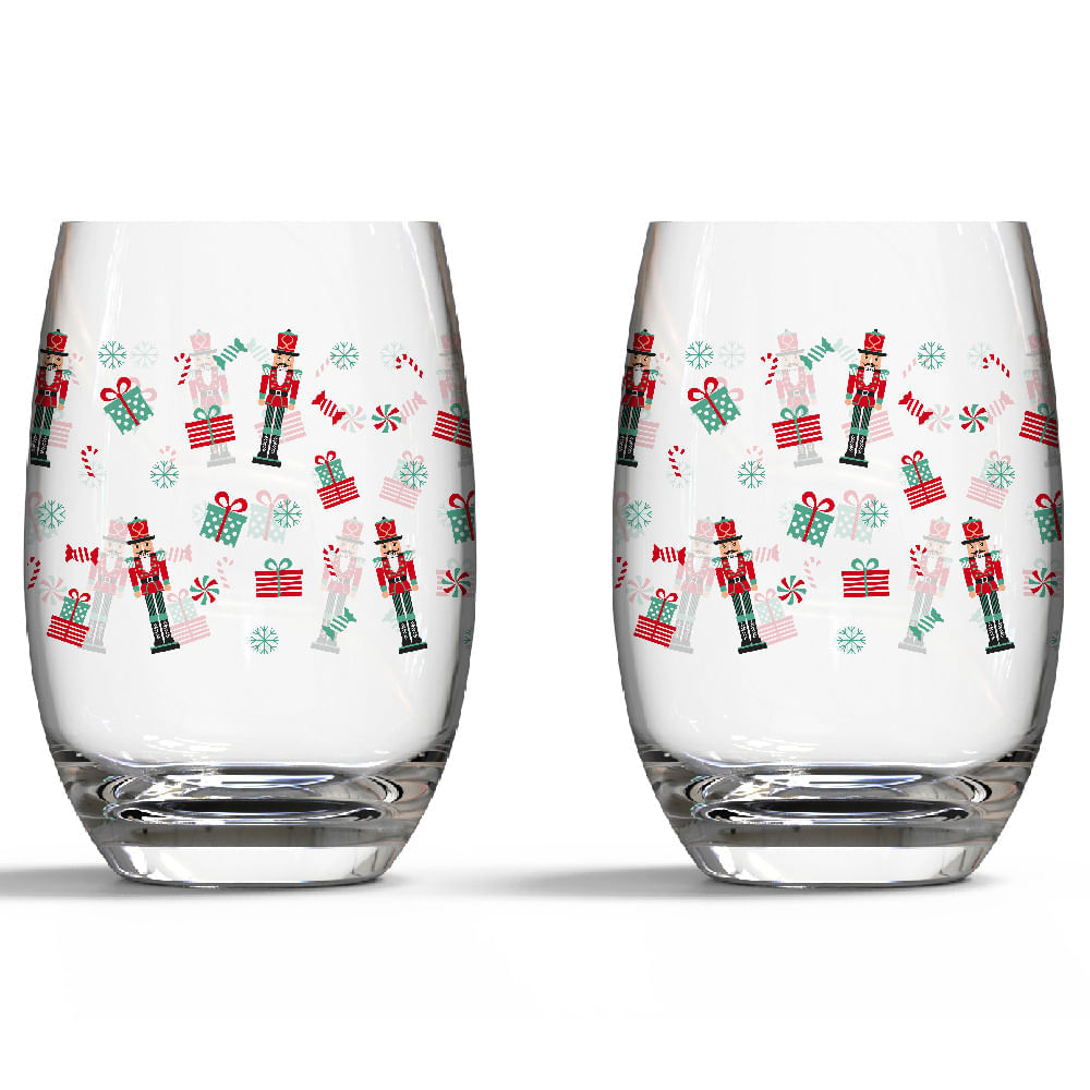 Vaso CRISTAR Mikonos Bebida Bebida Merry And Bright x2un