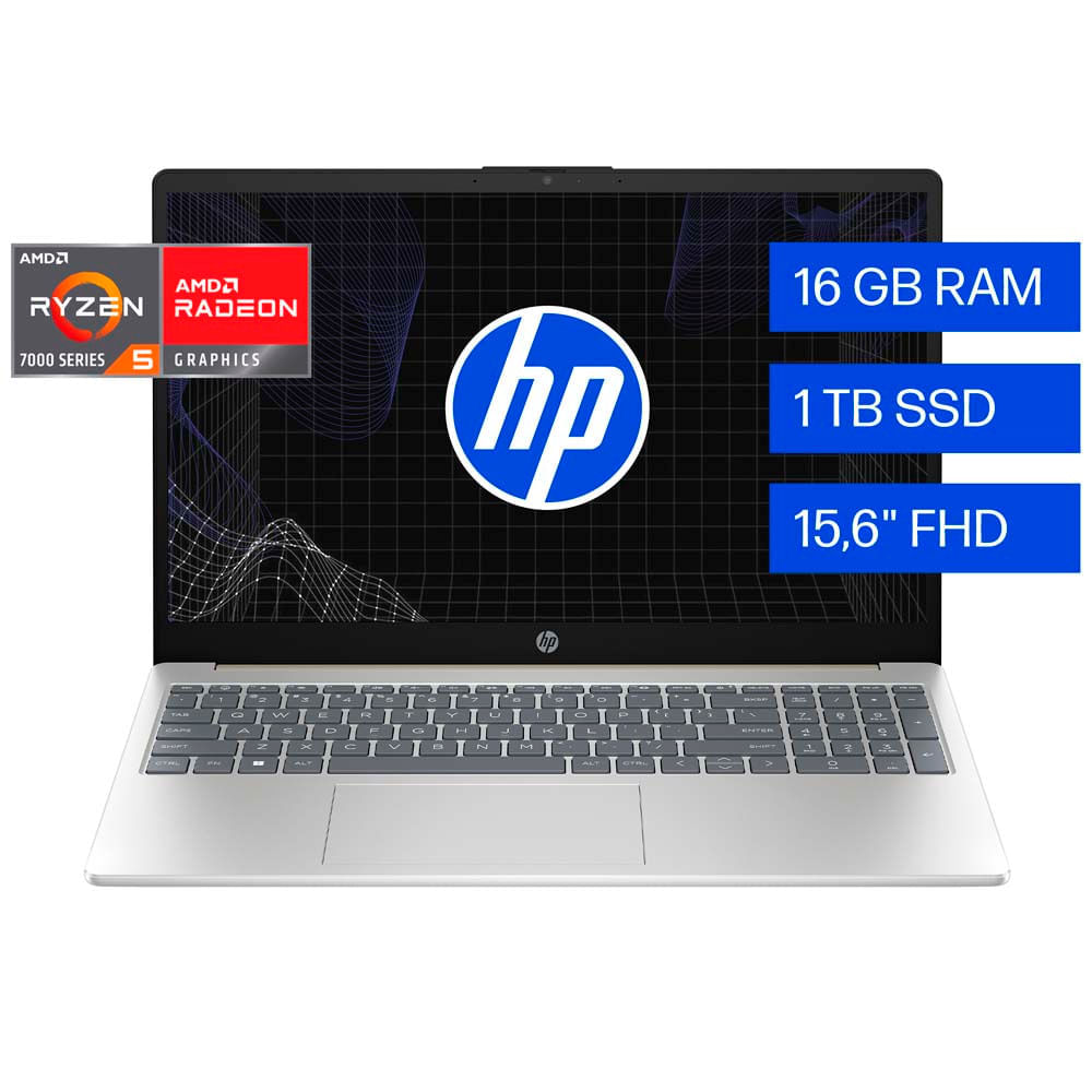 Laptop HP 15-FC0258LA 15.6"" AMD Ryzen 5 7520U 16GB 1TB SSD