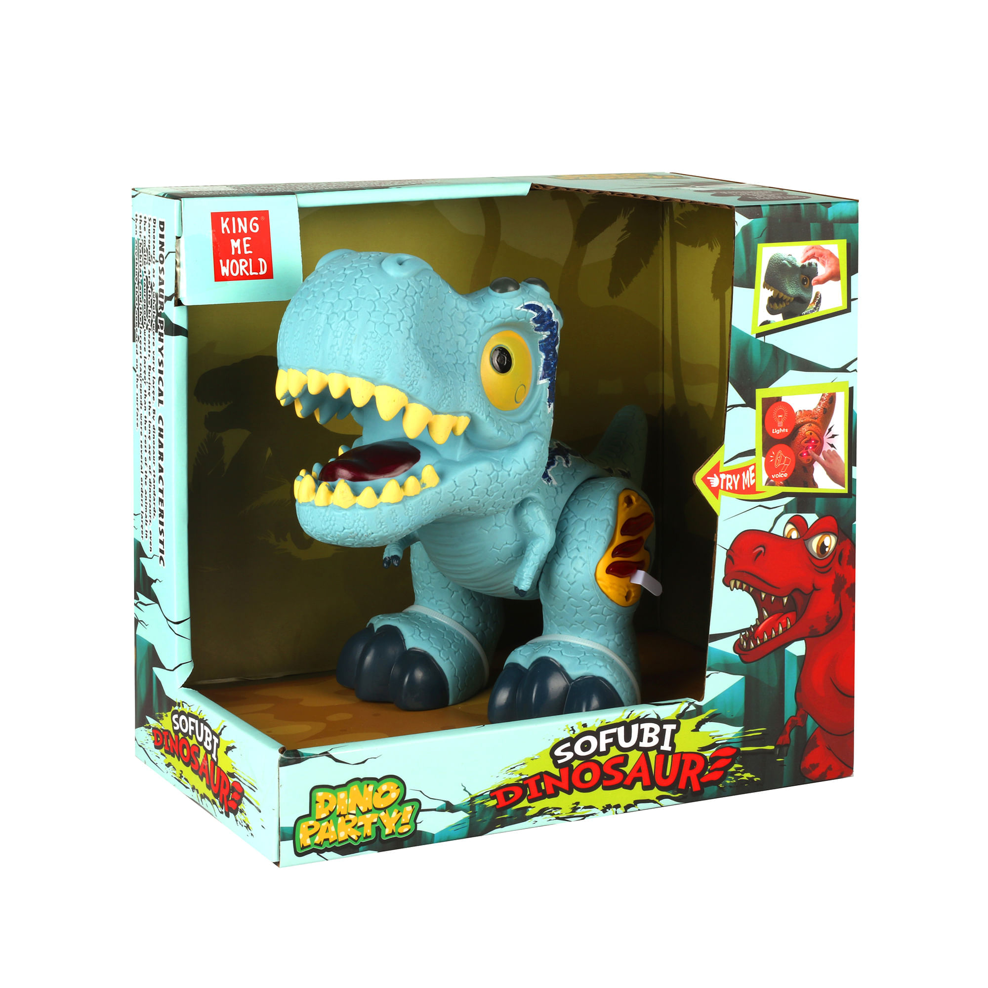 World Dino Mediano 083 Celeste BRIGHT