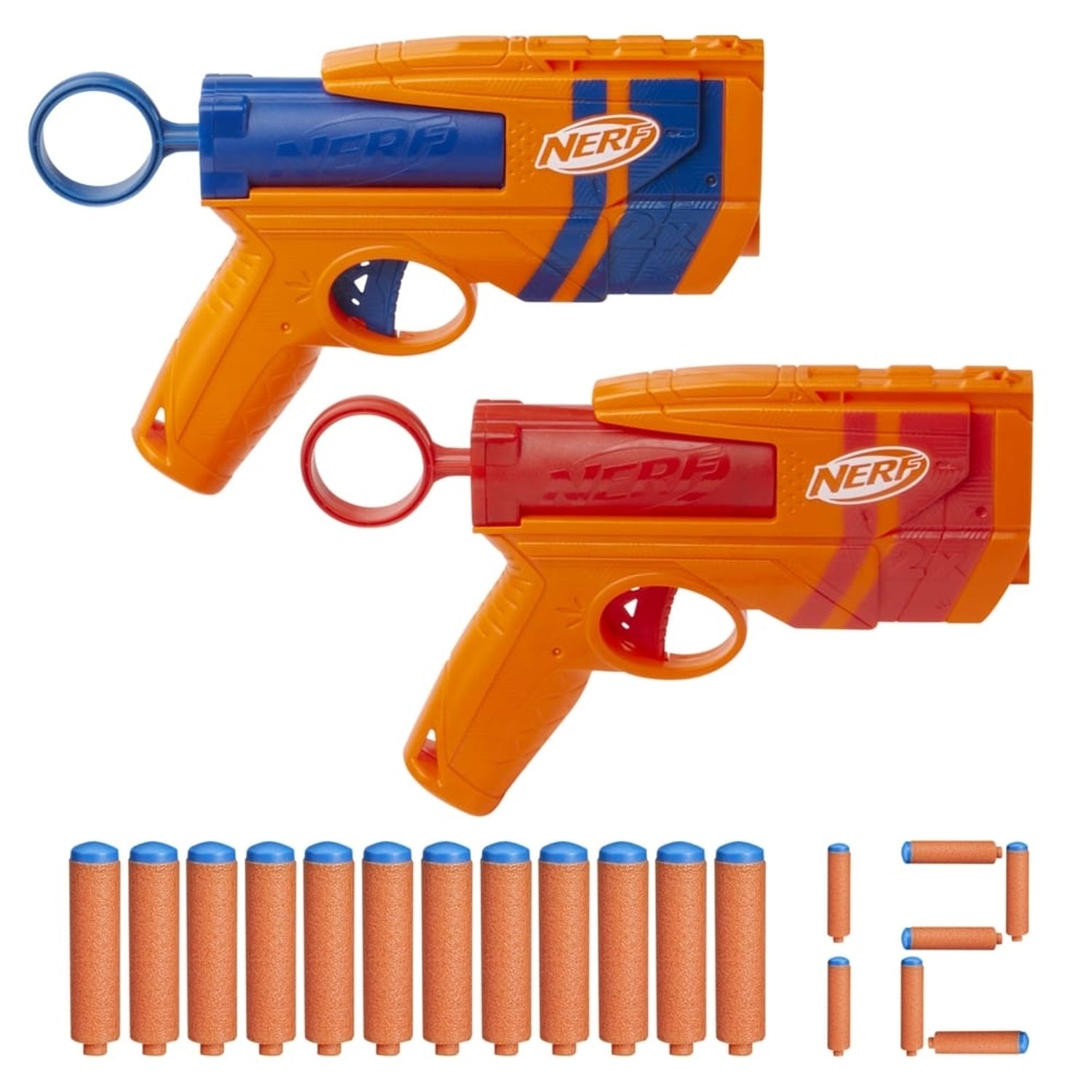 Lanzador Nerf N Series Duo Pack Con 12 Dardos