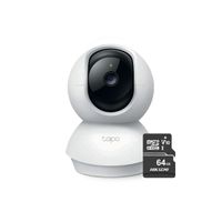 Cámara de Seguridad Wi-Fi 360 Tapo C200 - Tplink  MicroSD 64GB