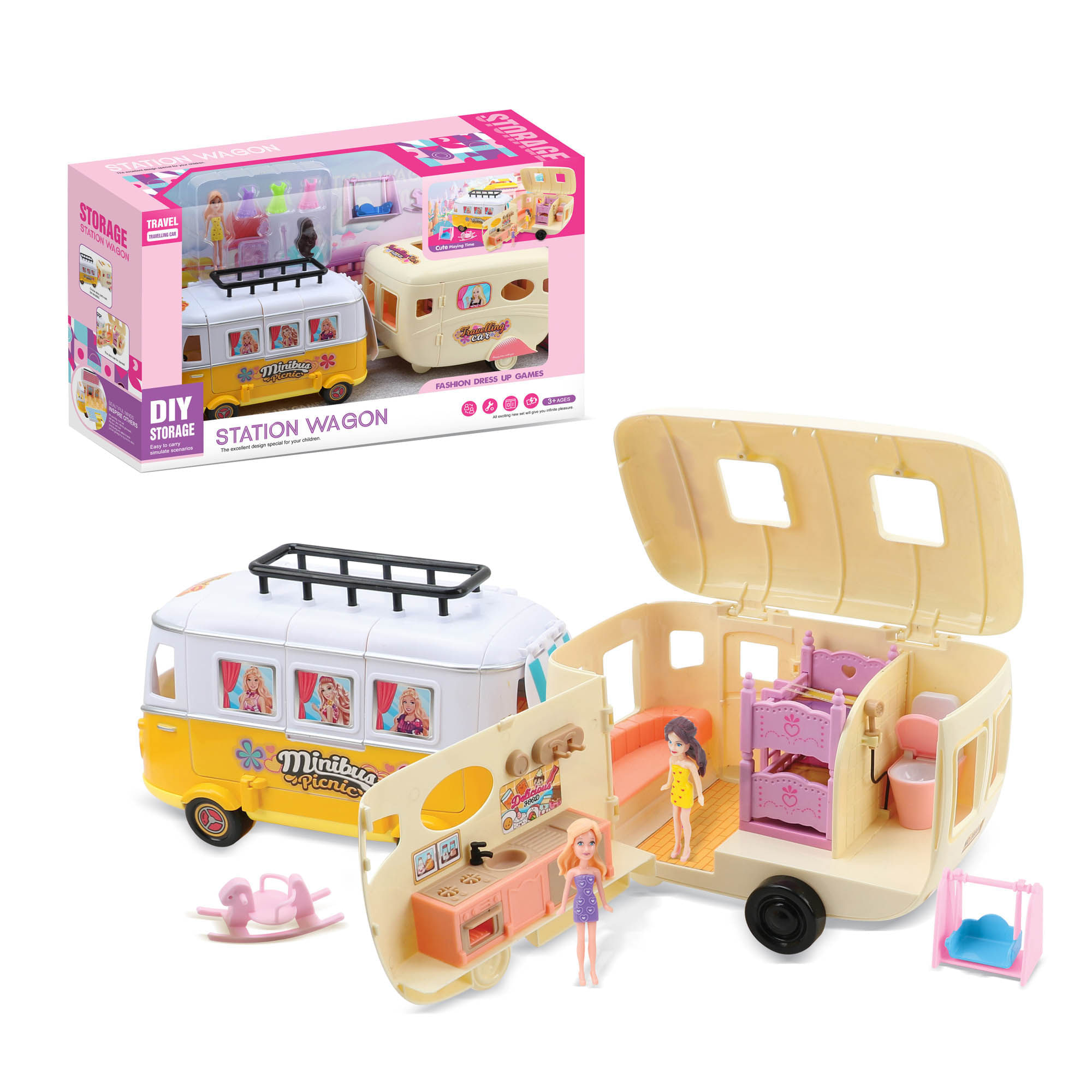Play Travel Bus Trailer 8022 HUAYUAN