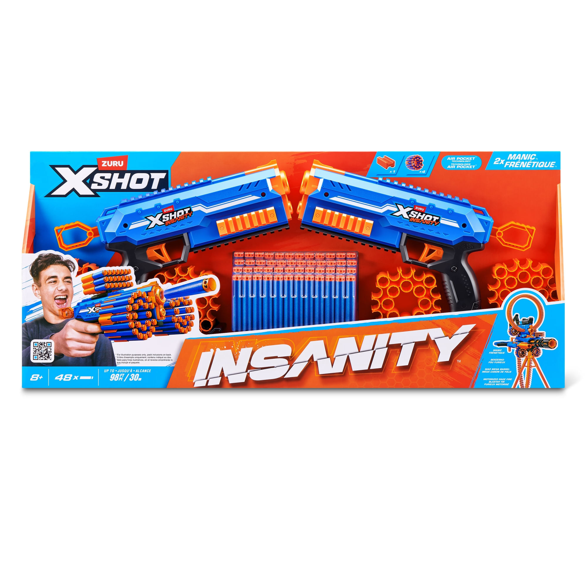 Insanity Double Manic X-SHOT 36642 x1 unidad