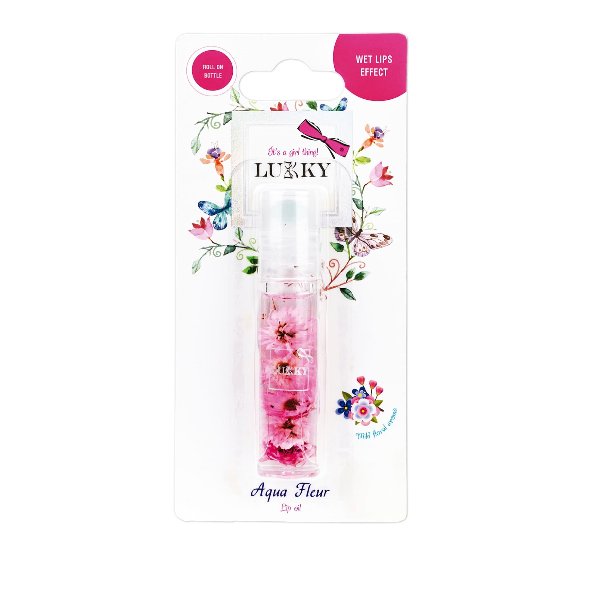 Labial roll-on color pink LUKKY T22004