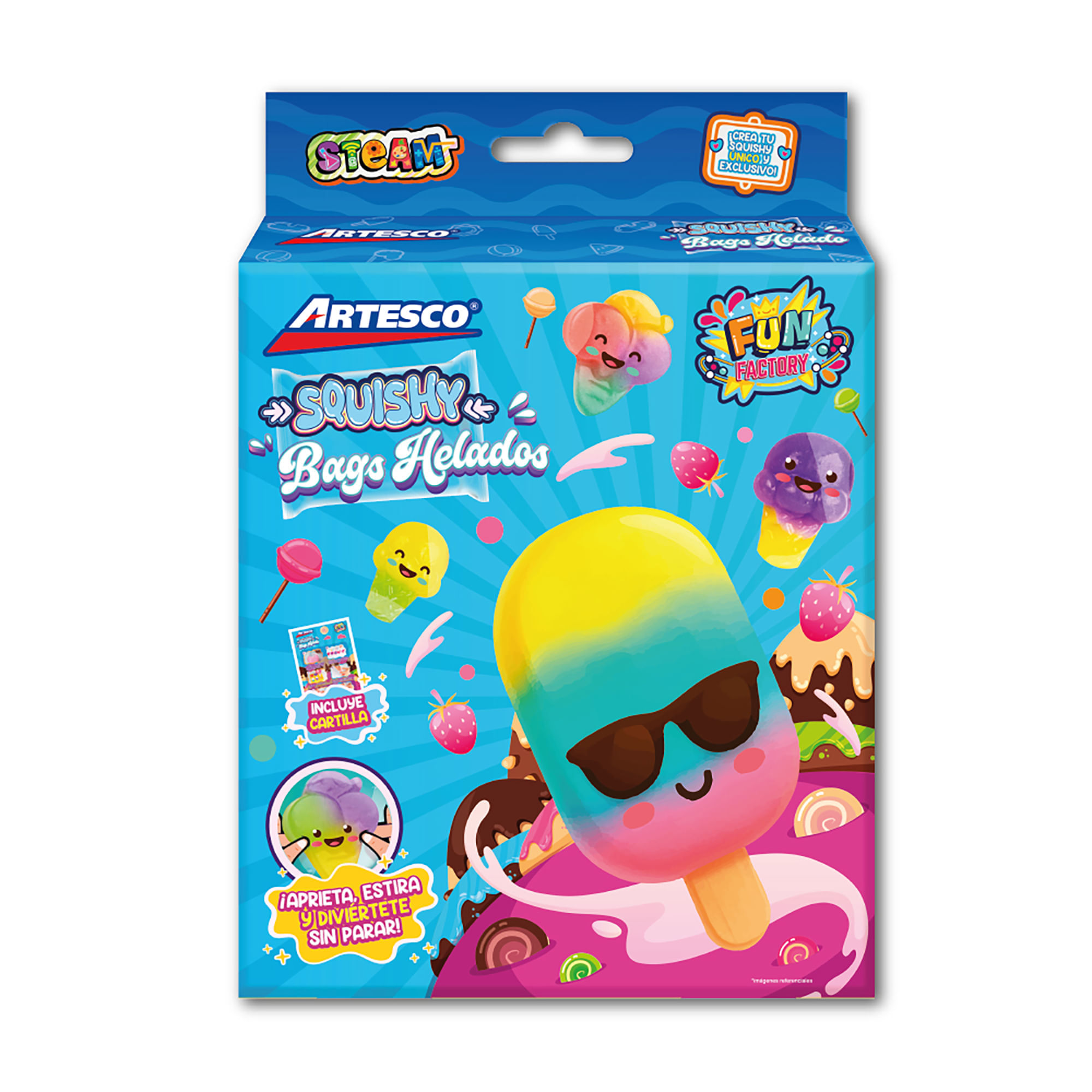 Set DIY Squishy Bags Helado ARTESCO