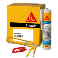 Pack 12 Unidades Silicona para Piscina Sikasil Pool Transparentex300ml