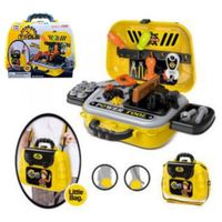 Set de herramientas para niños 2 en 1 amarrillo