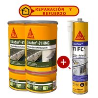 Pack 2 Sikadur-31 HMGx1kg - GRATIS Sikaflex 11FC x300ml blanco