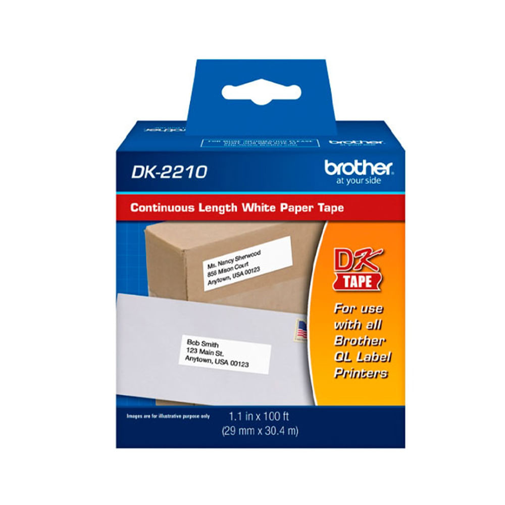 Cinta Brother DK-2210 48mts 29mm térmica