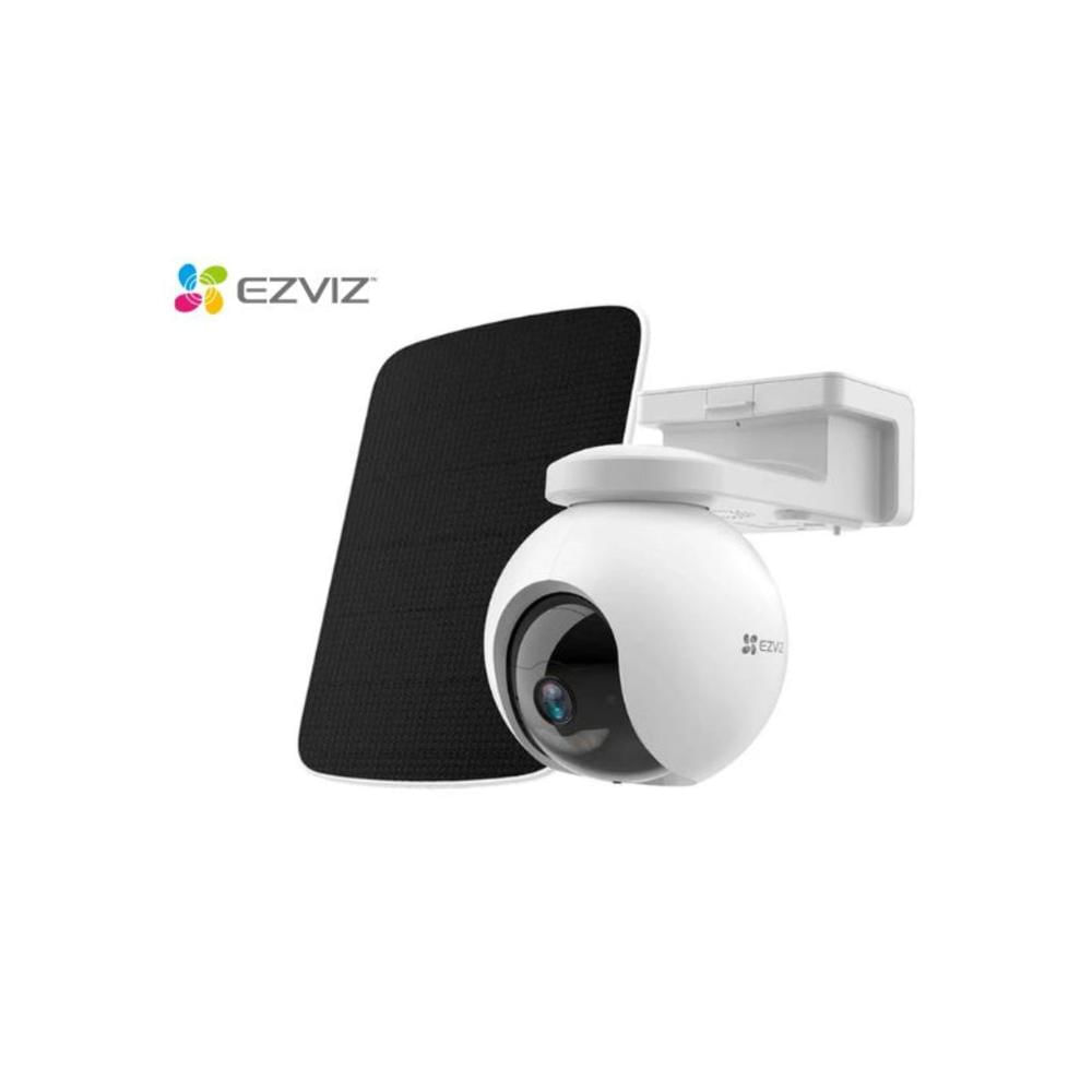 Cámara de Seguridad EZVIZ CB8 2K Batería 360 con Panel Solar para Exterior