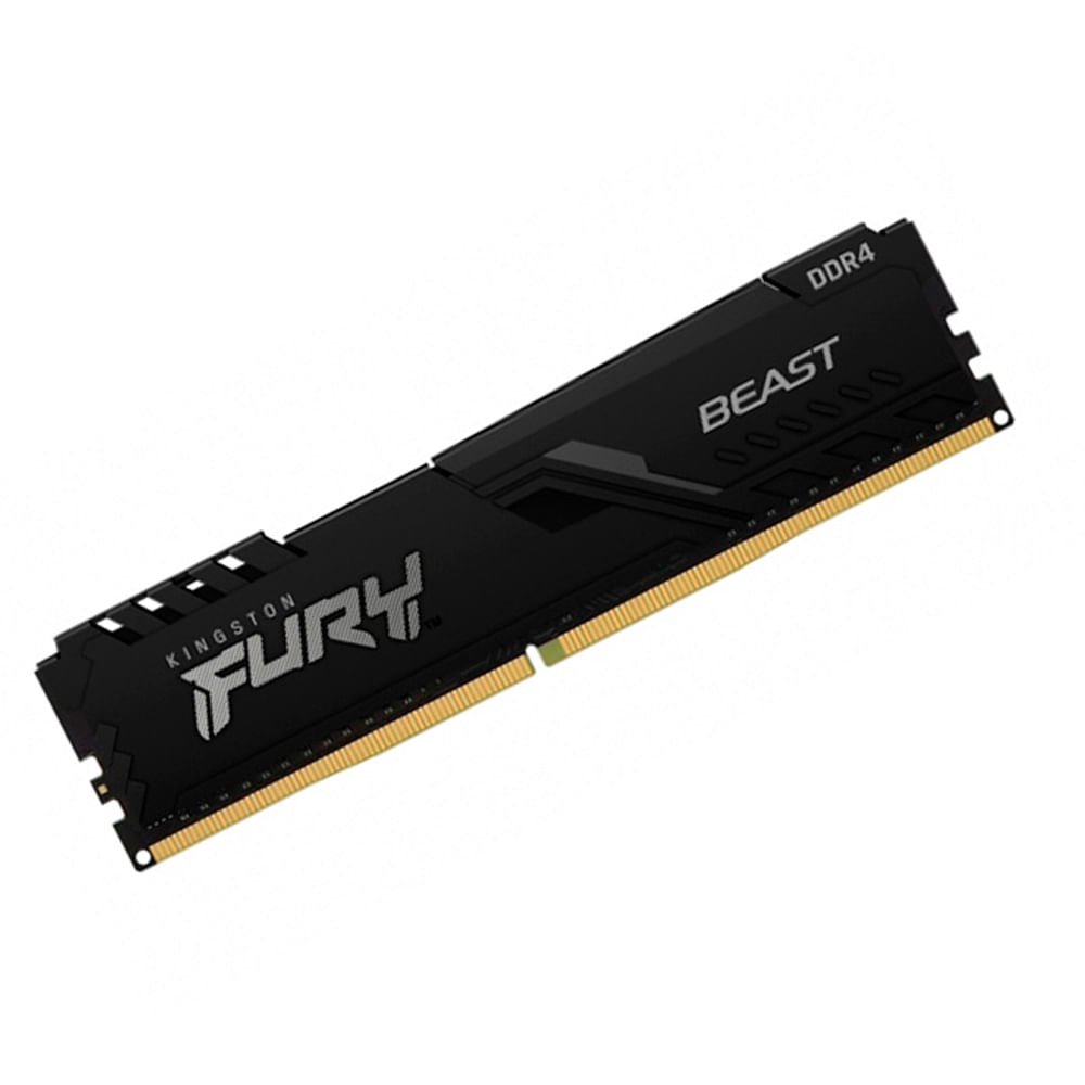 Memoria RAM Kingston Fury Beast 16GB DDR4 3200MHz Negro