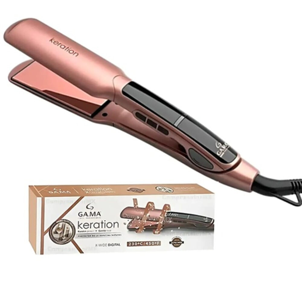 Plancha Alisadora GAMA X-Wide Keration 3D