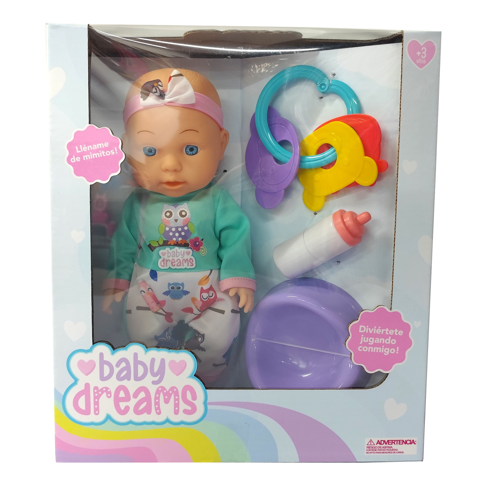 Muñeca con Accesorios BABY DREAMS MB1110 x1 unidad