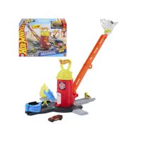 Pista de Carreras HOT WHEELS Súper Estación de Bomberos