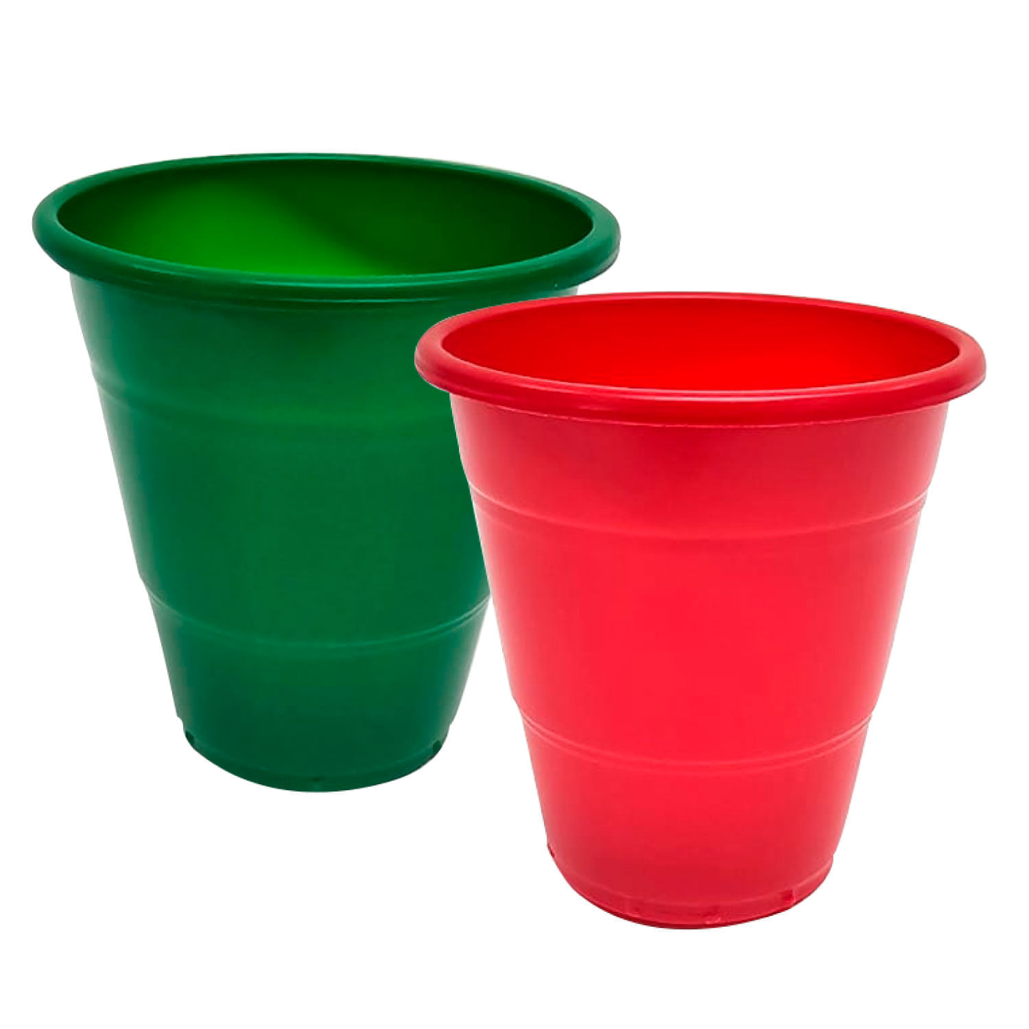 Set de Vasos OLEGO 7oz Rojo/Verde 12un