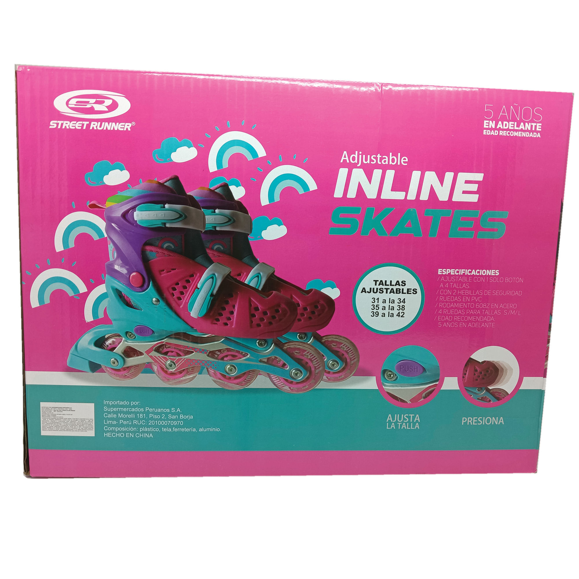 Patines STREET RUNNER Lineales