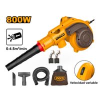 Sopladora Aspiradora Ingco 800W con Accesorios AB8038