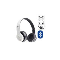Audífono bluetooth P47 wireless 5.0 blanco