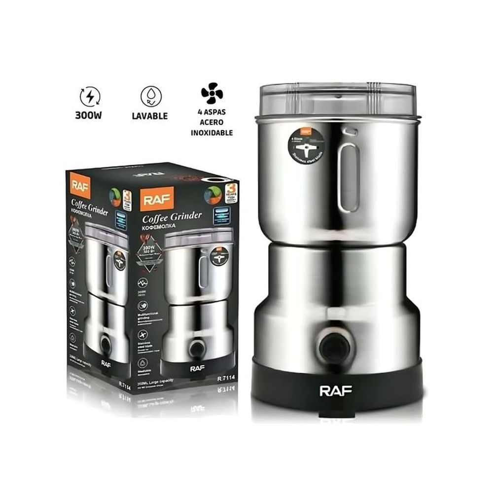 Molinillo Eléctrico Premium 300 Watts de 4 Aspas