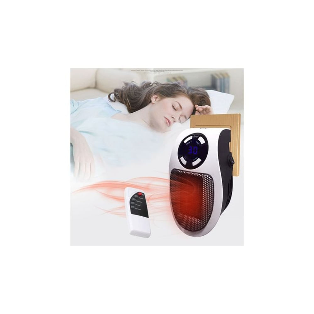 Calefactor Eléctrico de Pared mas Control.