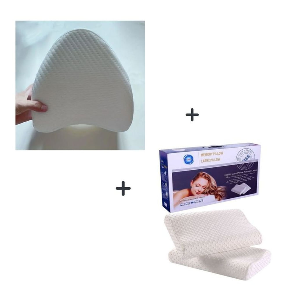 PACK Almohada Ortopédica Para Piernas + Almohada Viscoelastica Sin Gel