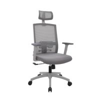 Silla Ergonómica Monk Syncro Presidente Nylon Gris PN Ofideas