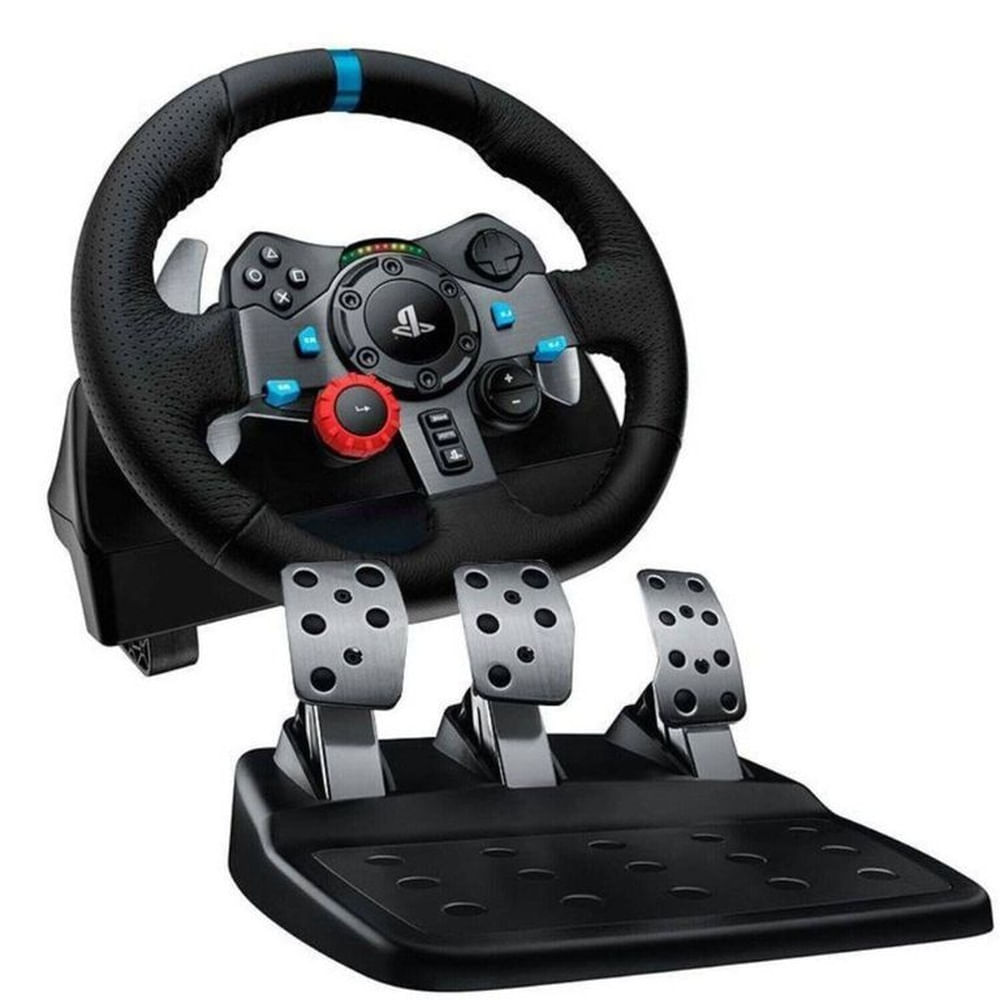 Timón con pedal logitech g29 para ps5 ps4 ps3