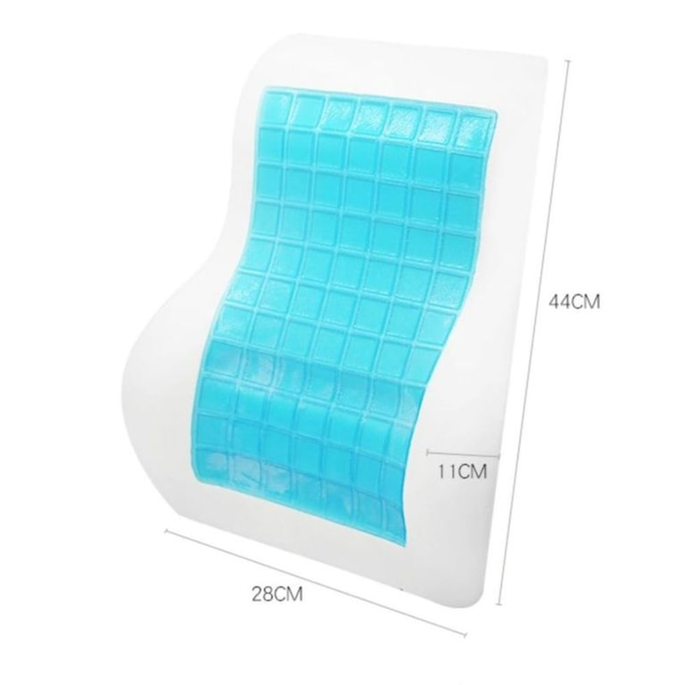 Cojín Respaldar Lumbar Viscoelastica Con Gel