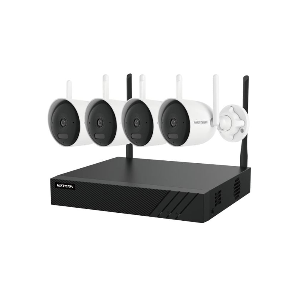Kit HIKVISION EasyLink WiFi 6 con NVR 8CH y 4 cámaras Bullet 4MP para vigilancia inalámbrica