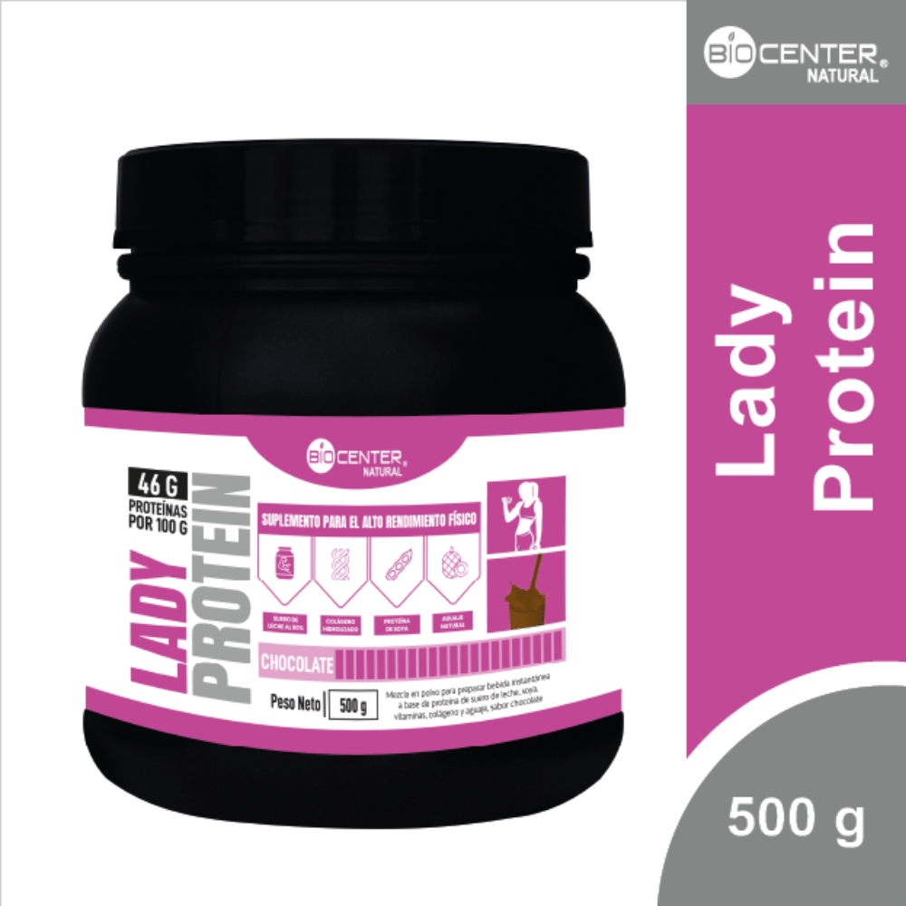Lady Protein Chocolate x 500 g - Biocenter Natural