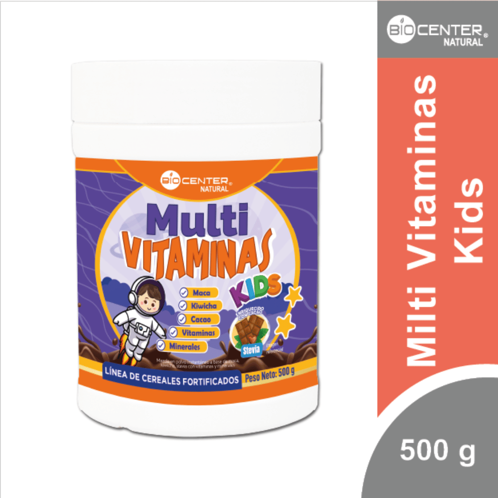 Multivitaminas Kids x 500 g - Biocenter Natural