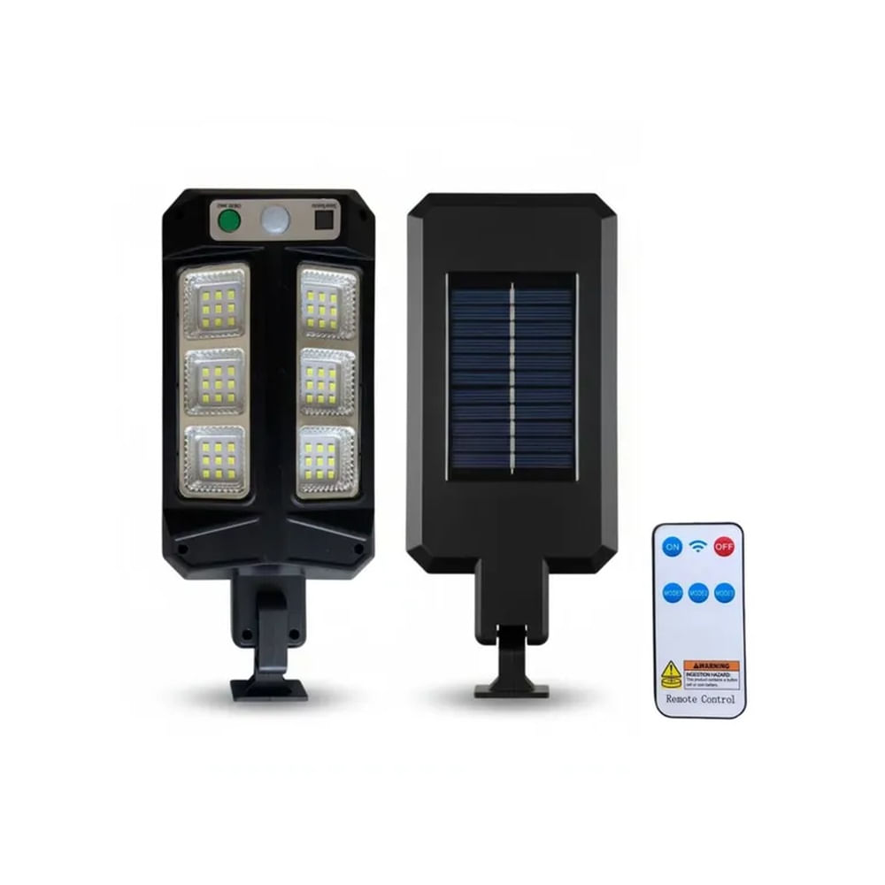 Lámpara Led Con Panel Solar