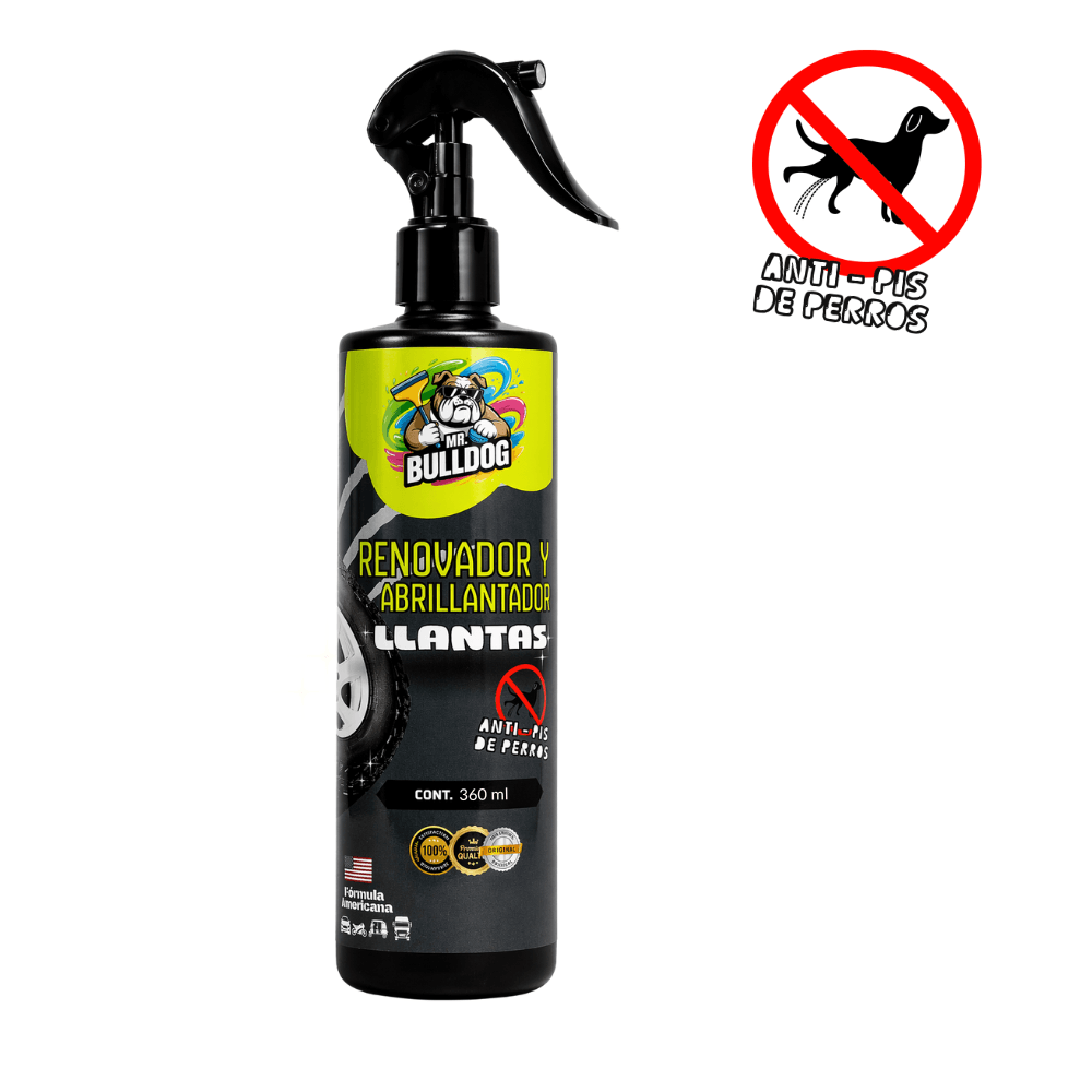 Renovador y Abrillantador de llantas 360 ml MR.BULLDOG