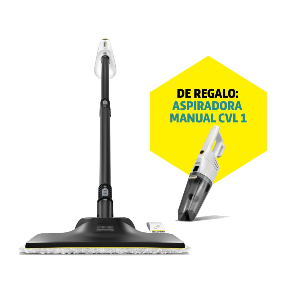 Combo Limpiadora a vapor SC1 y Aspiradora de mano CVL1