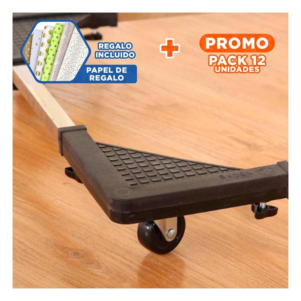 Pack12 Estructura de Acero Negro para Soporte de Muebles de Cocina Y+Papel Regalo