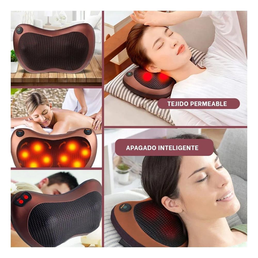 Cojin Lumbar Electrico Masajeador con Calor Y+Post It