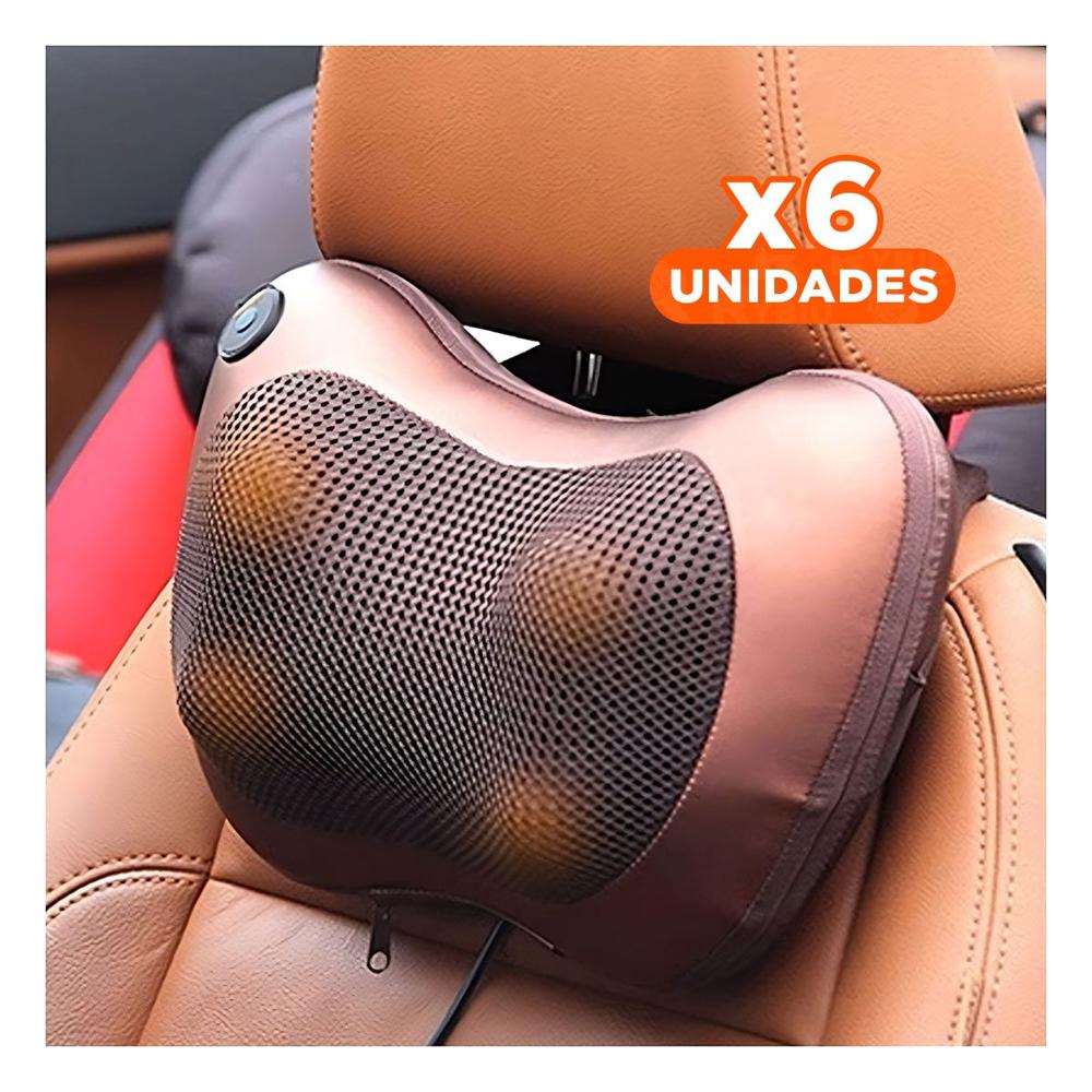 Pack6 Respaldo Electrico Masajeador Comodo Y+Regalo Sticker