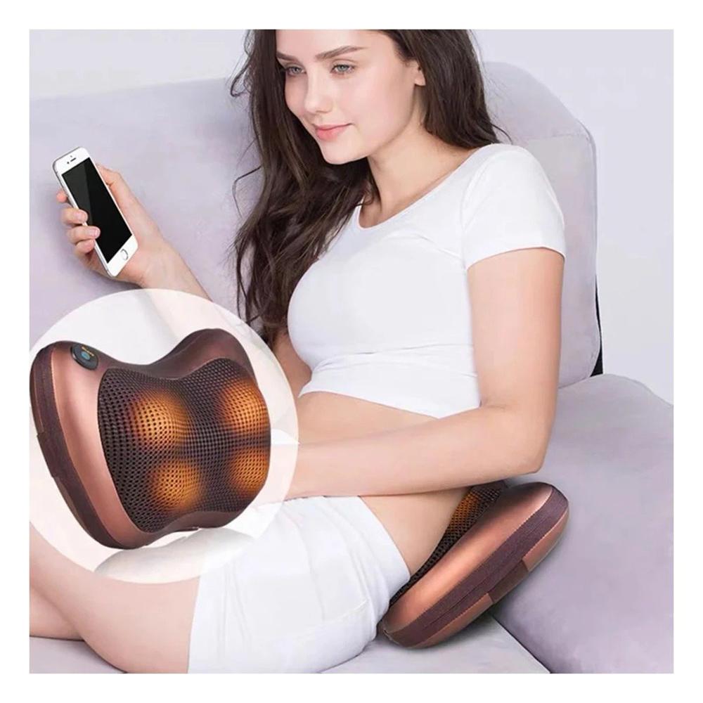 Almohada Electrica Masajeadora para Uso Diario en Casa Y+Ligas Regalo