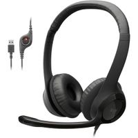 AUDÍFONOS ALÁMBRICOS H390 LOGITECH | NEGRO