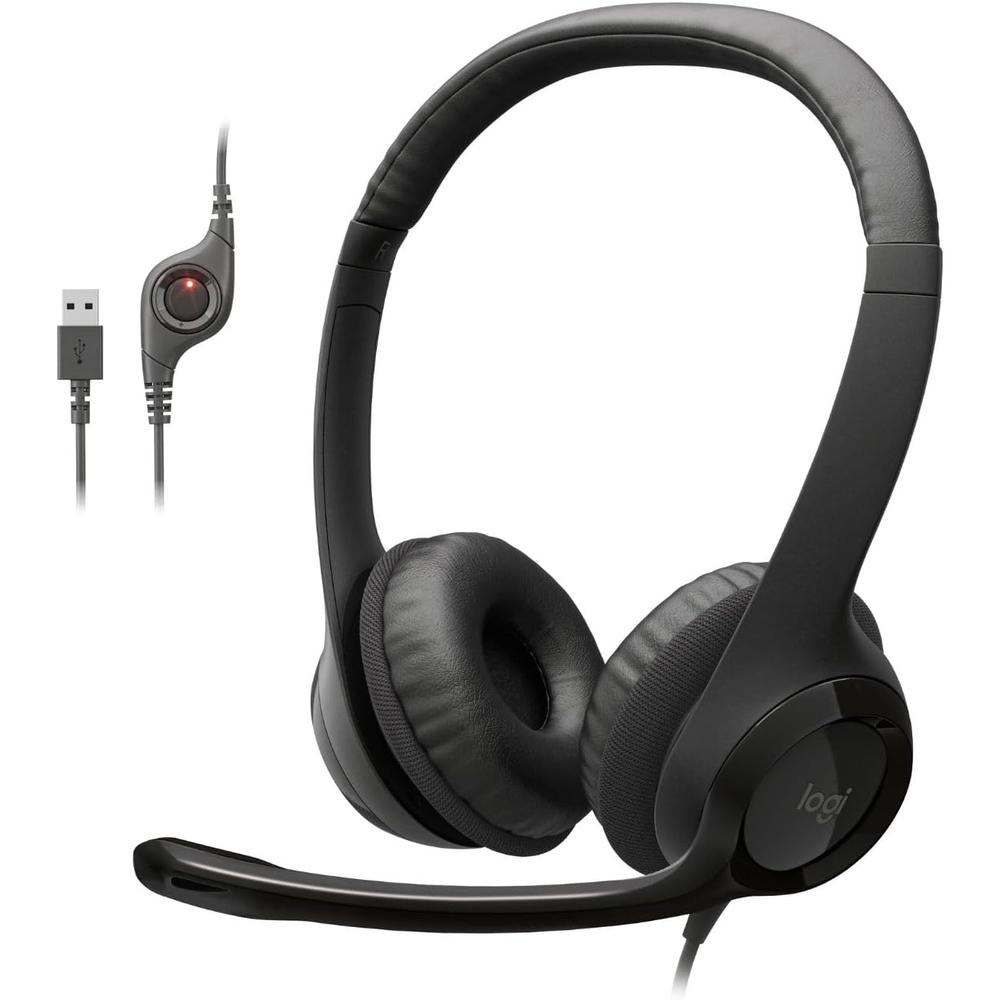 AUDÍFONOS ALÁMBRICOS H390 LOGITECH | NEGRO