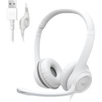 AUDÍFONOS ALÁMBRICOS H390 LOGITECH | BLANCO