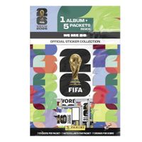 COPA MUNDIAL FIFA 2026 - ALBUM COPA Y 1 PAQUETÓN 5 SOBRES DE 35 STICKERS -EDICION USA