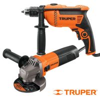 Taladro Percutor 600W - Amoladora 800W Truper 15346-11025