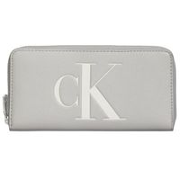 Billetera para Mujer Calvin Klein Sculpted Zip Around - Gris