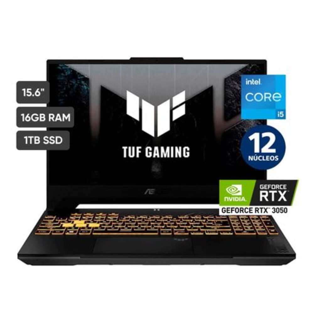 Laptop Asus TUF Gaming FX507ZC4-HN122W 15.6 pulgadas I5-12500H 16GB 1TB V4GB W11