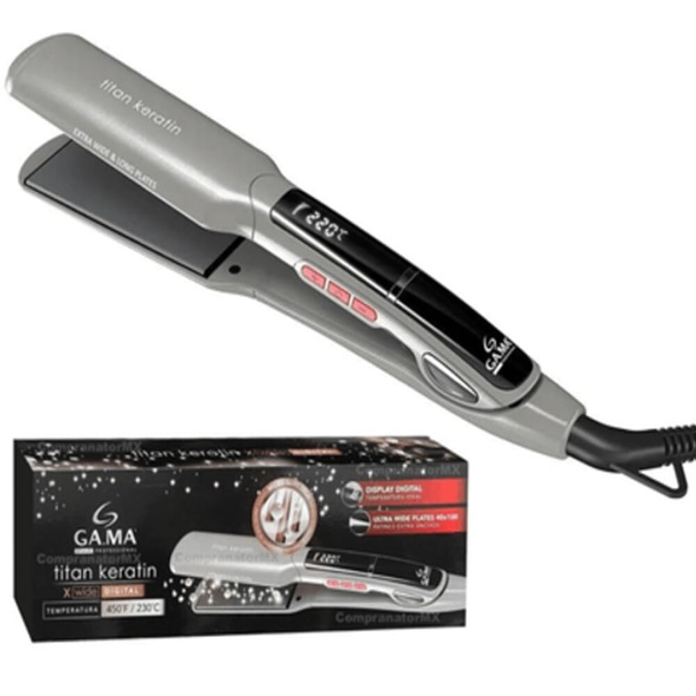 Plancha Alisadora Gama Titan Keratin Xwide Digital