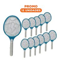 Pack12 Marco Mosquitera Portatil y Ligero para Casa Patio y Jardin Azul Y+Regalo Sticker