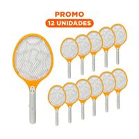 Pack12 Estructura Mosquitera Manual con Funcion Segura Anaranjado Y+Regalo Sticker